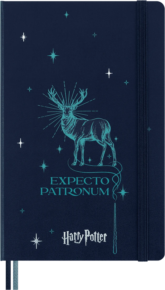 MOLESKINE Carnet Expecto Patronum - Grand Format - Pages Lignées - Couverture Rigide