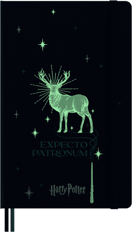 MOLESKINE Carnet Expecto Patronum - Grand Format - Pages Lignées - Couverture Rigide