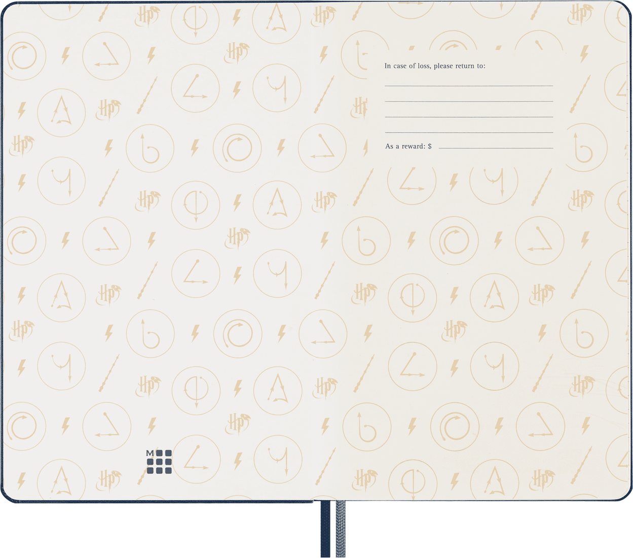 MOLESKINE Carnet Expecto Patronum - Grand Format - Pages Lignées - Couverture Rigide