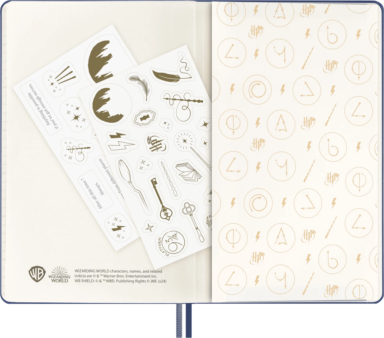 MOLESKINE Carnet Expecto Patronum - Grand Format - Pages Lignées - Couverture Rigide