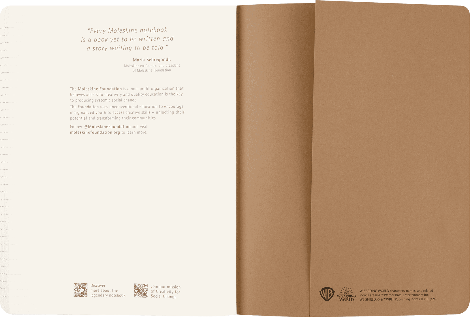 MOLESKINE Cahier Wingardium Leviosa - Très Grand Format - Pages Lignées