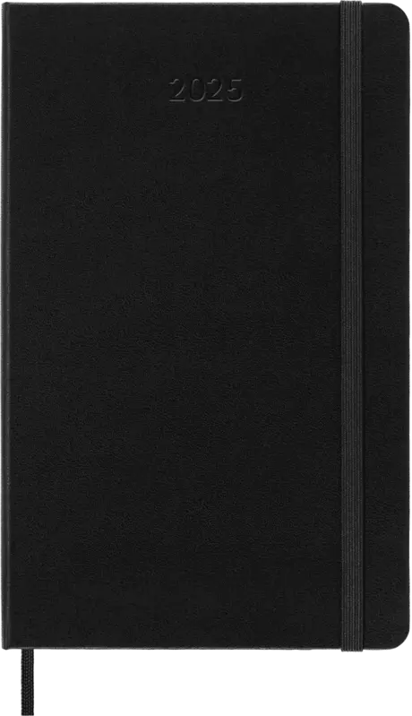 MOLESKINE 12M Semainier Horizontal Large Noir Rigide