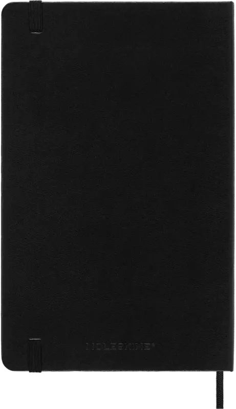 MOLESKINE 12M Semainier Horizontal Large Noir Rigide