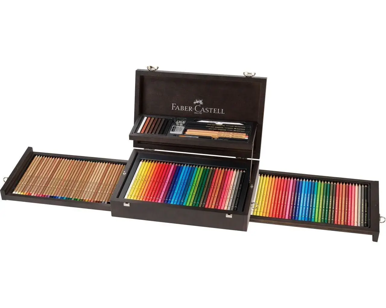FABER CASTELL Coffret bois collection Beaux-Arts