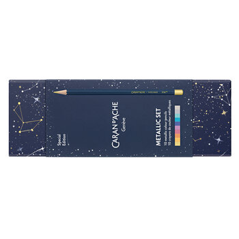 CARAN D'ACHE Set Couleur Cosmic, 10 Pcs, Noël 2024