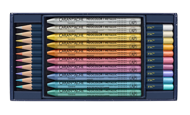 CARAN D'ACHE Set Multi-Produits Cosmic, 20 Pcs, Noël 2024