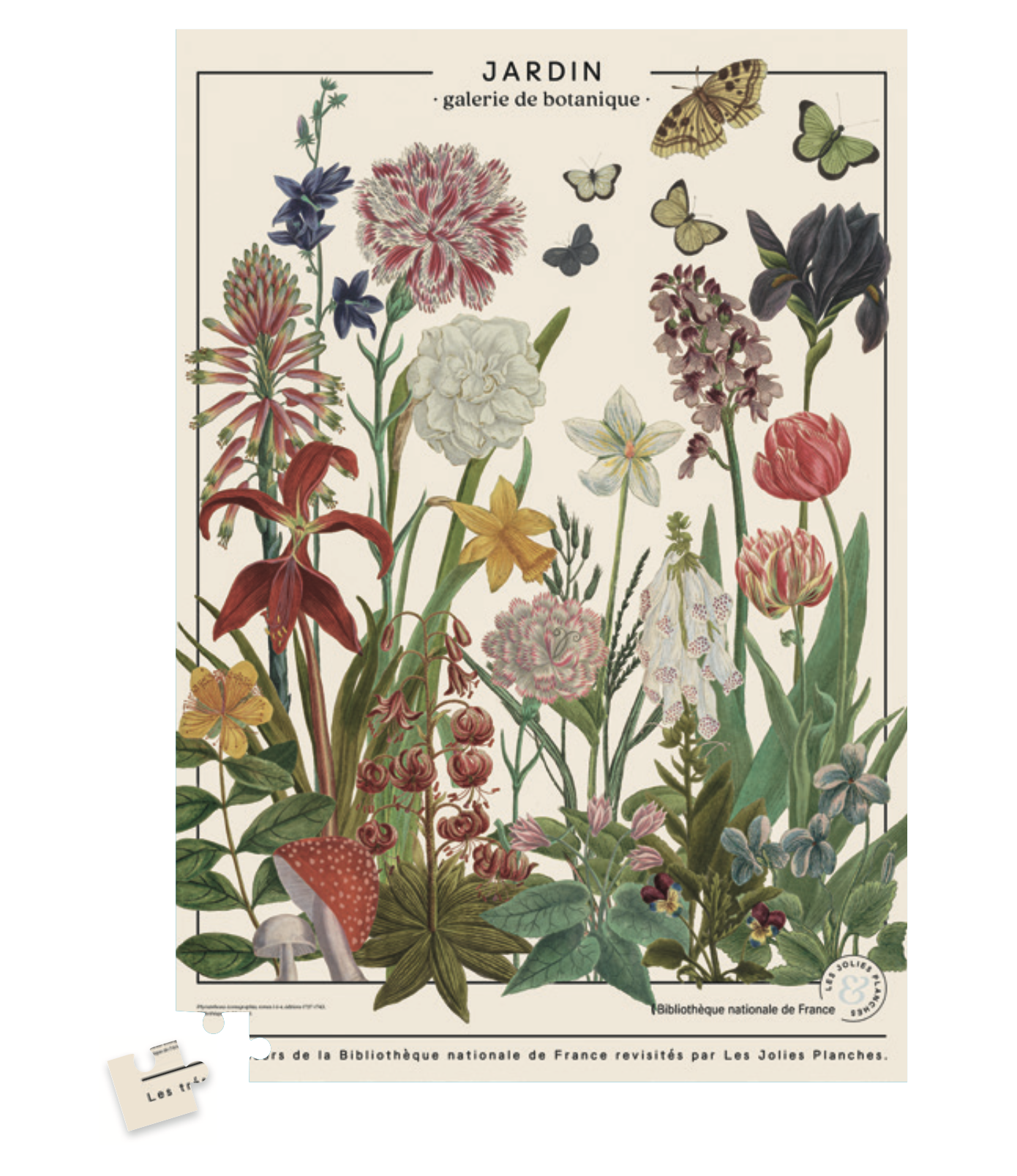 LES JOLIES PLANCHES Puzzle - Jardin - 1000 pièces