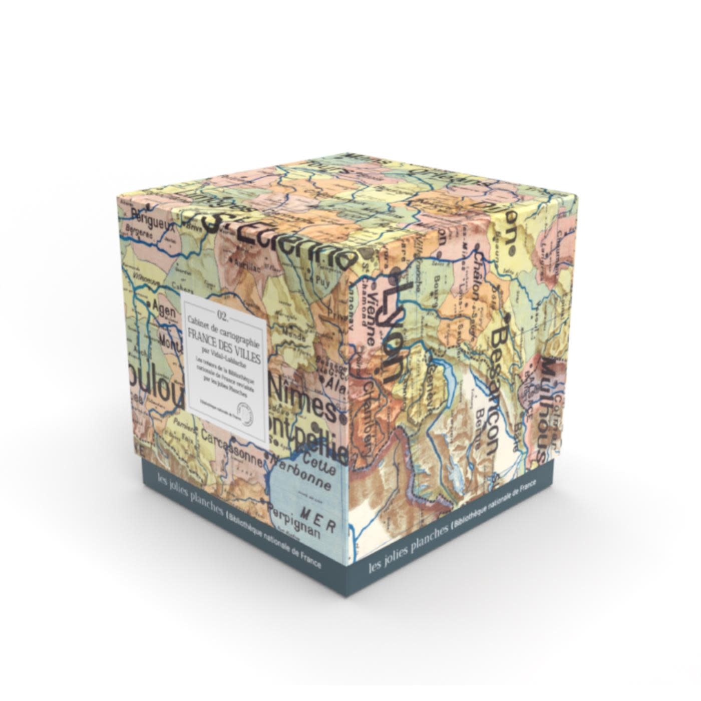 LES JOLIES PLANCHES Puzzle - France des villes par Vidal-Lablache - 1000 pièces