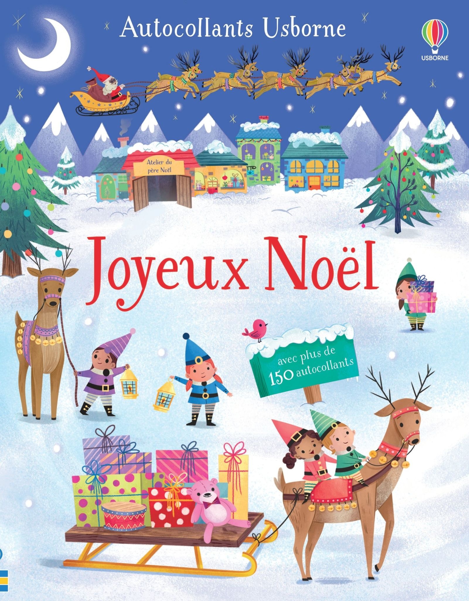USBORNE PUBLISHING Joyeux Noël - Premiers Autocollants - Des 3 Ans