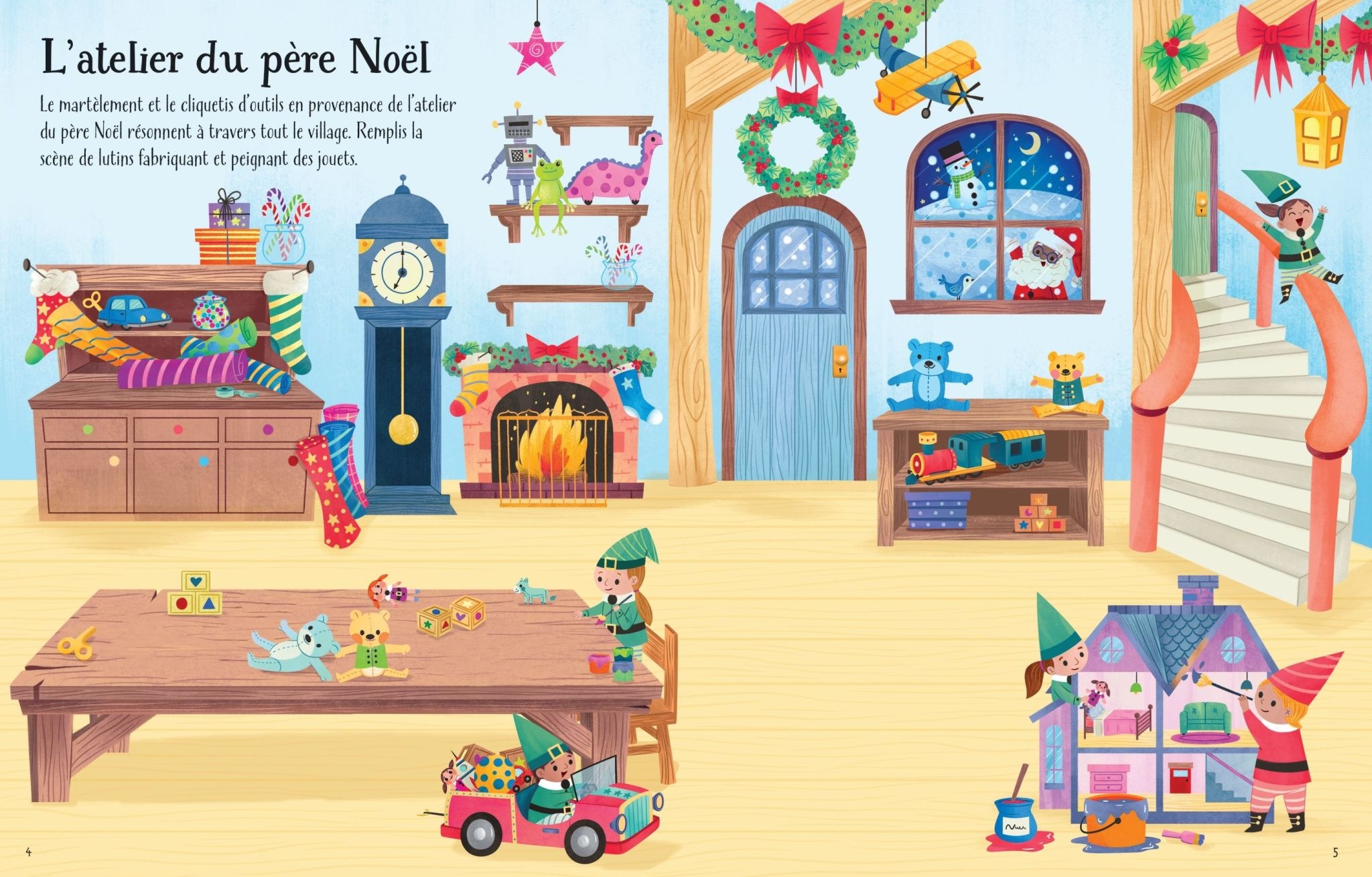 USBORNE PUBLISHING Joyeux Noël - Premiers Autocollants - Des 3 Ans