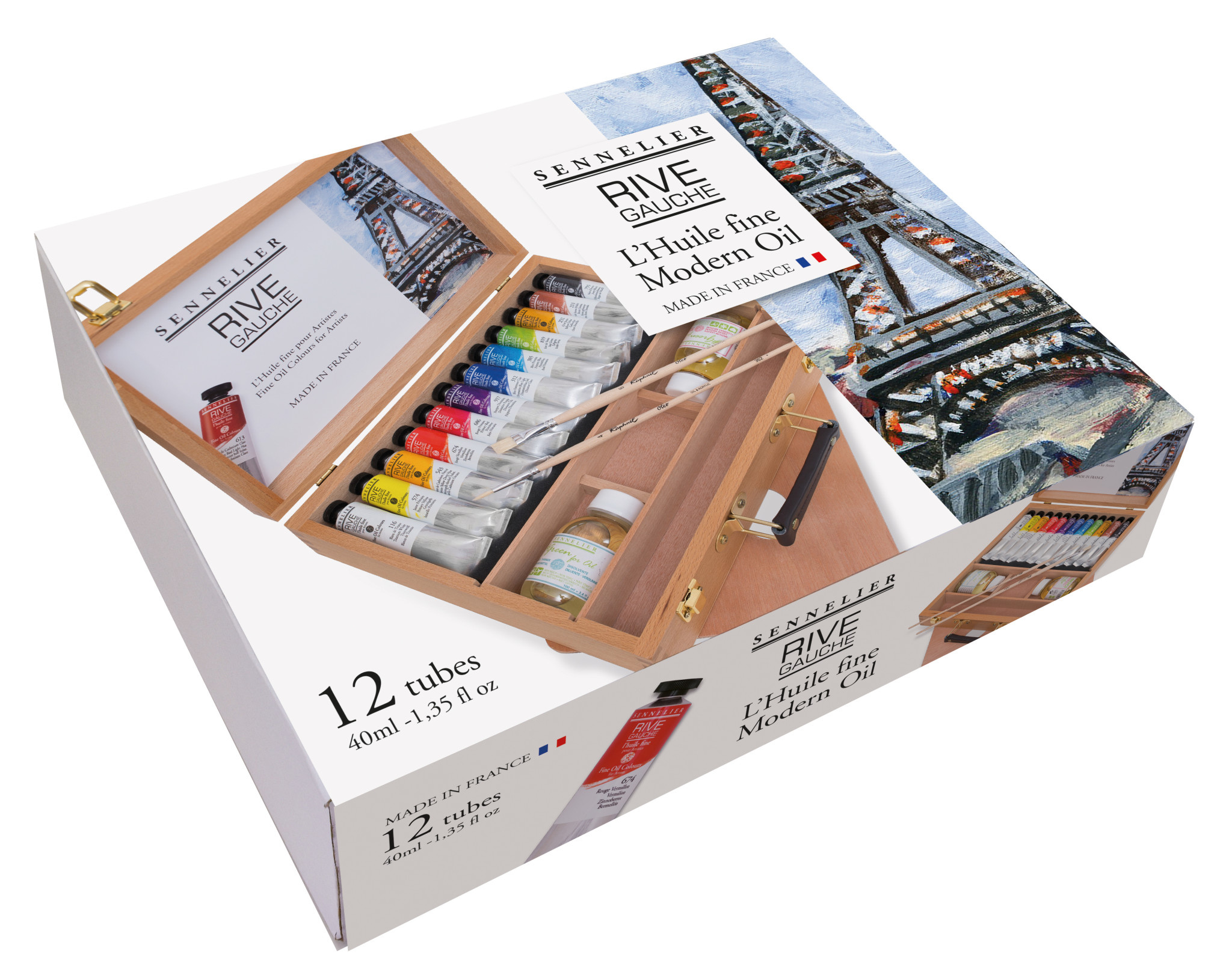 SENNELIER Coffret Rive Gauche 12 tubes 40ml