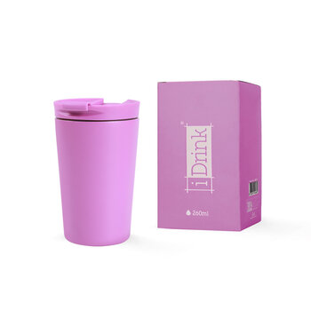 I-TOTAL Travel Mug 260 ml violet pastel