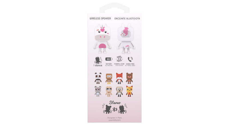 MOB Enceinte Bluetooth Dancing Animal  - Licorne