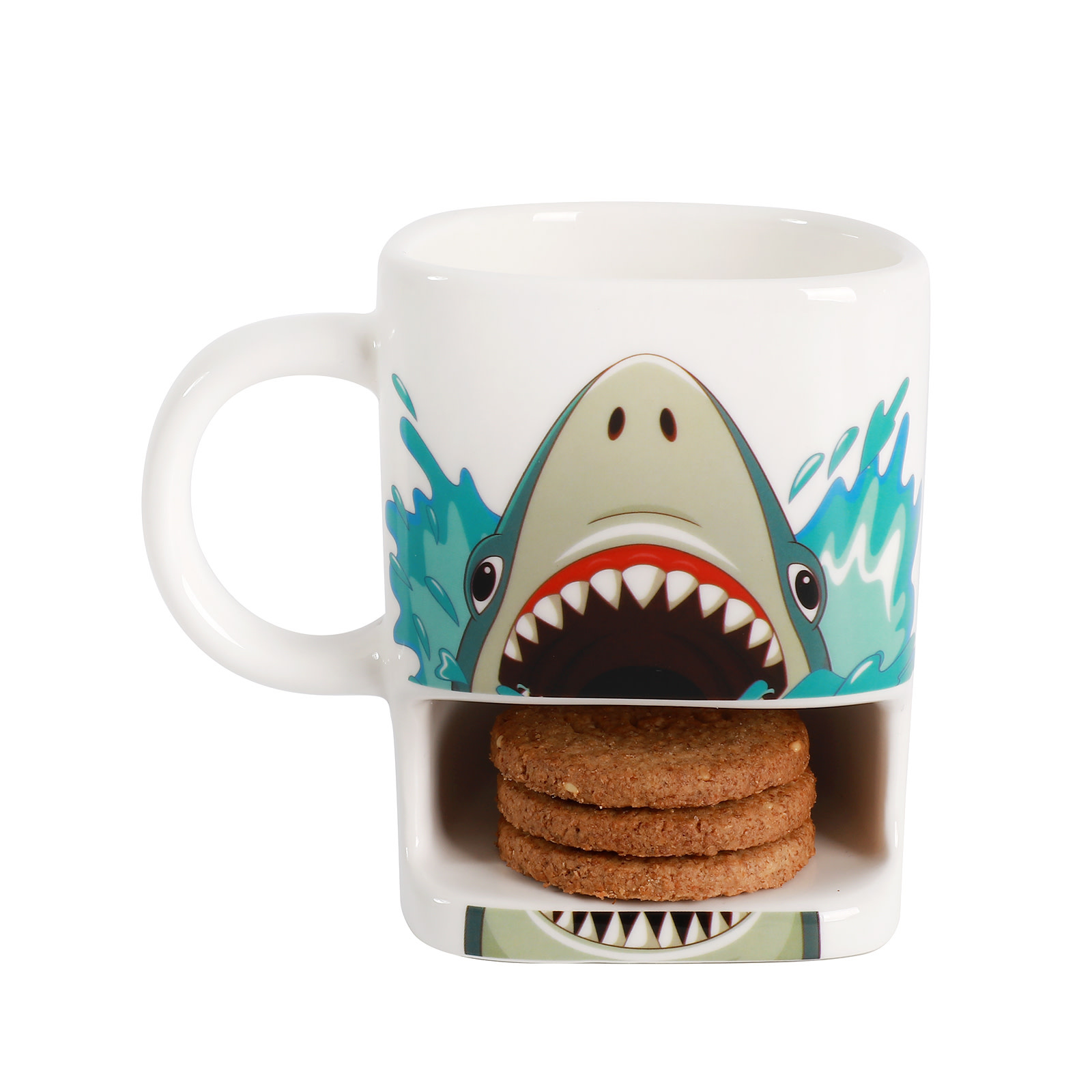 I-TOTAL Tasse porte-biscuit Requin