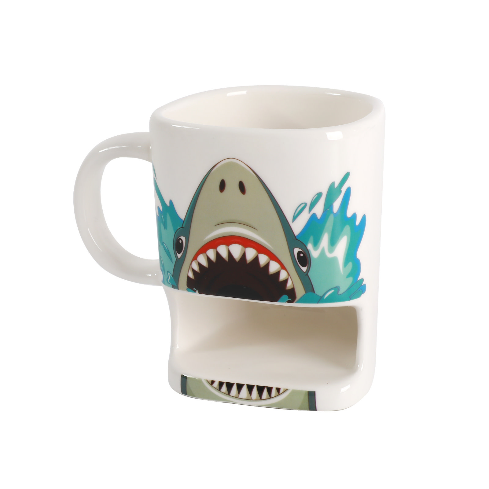 I-TOTAL Tasse porte-biscuit Requin