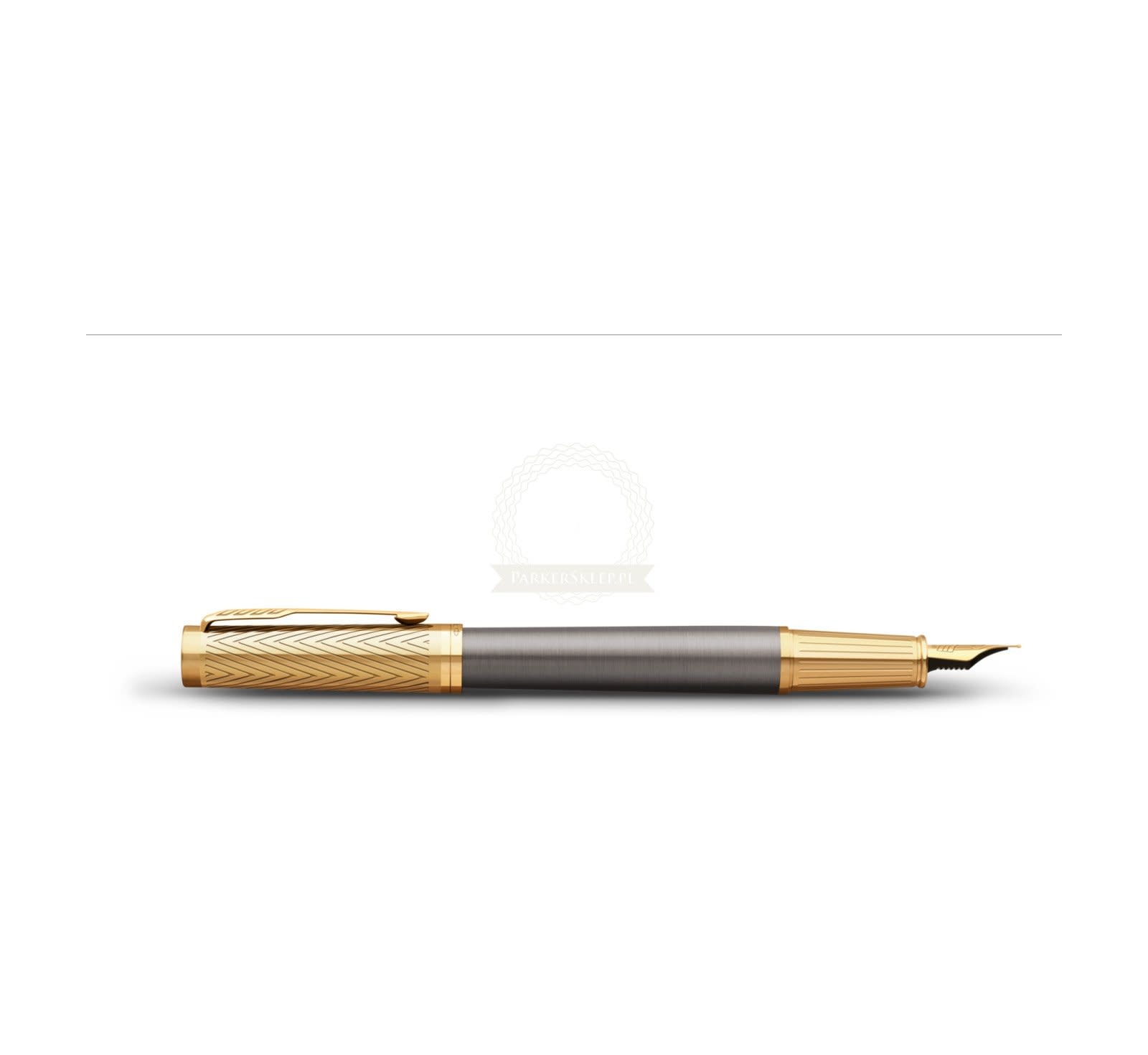 PARKER Stylo Plume M Ingenuity Arrow Gt  Doré