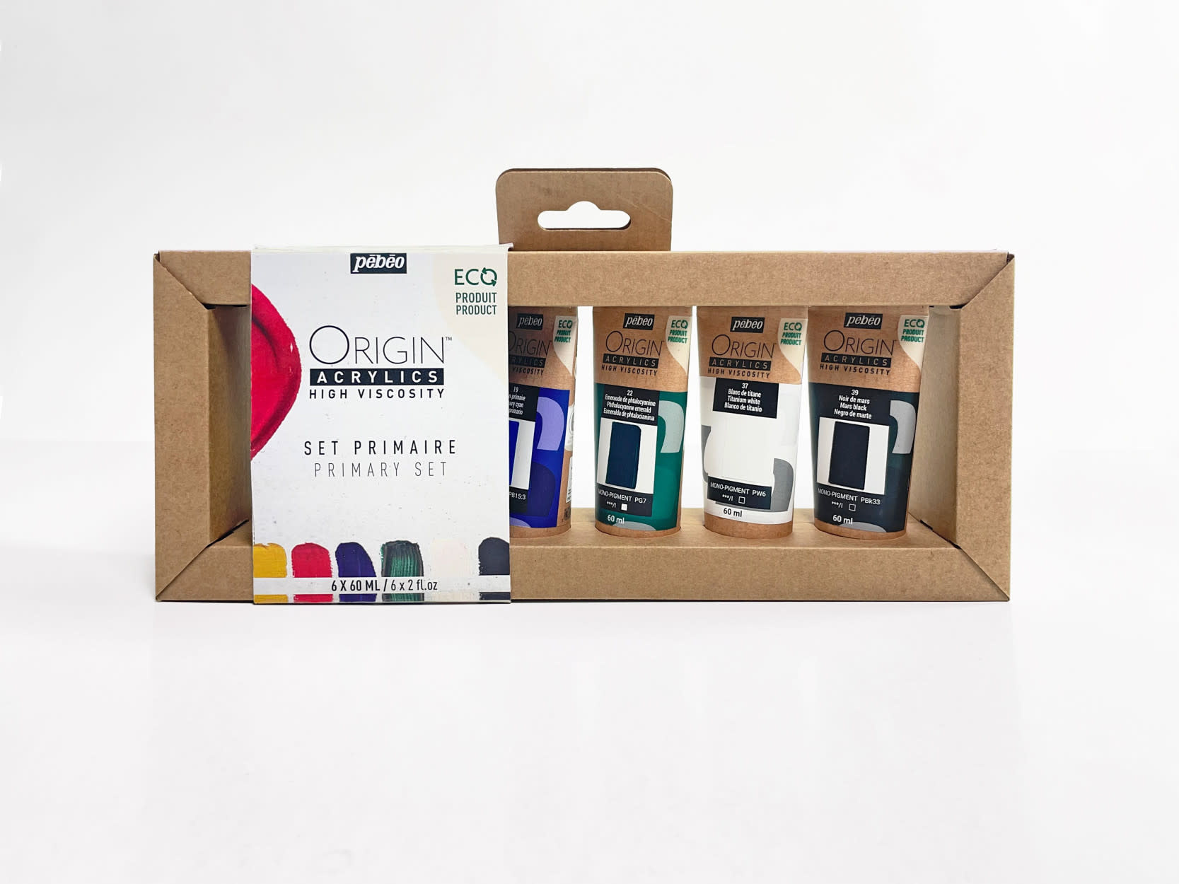 PEBEO Origin Acrylics Set 6X60 Ml Primaire