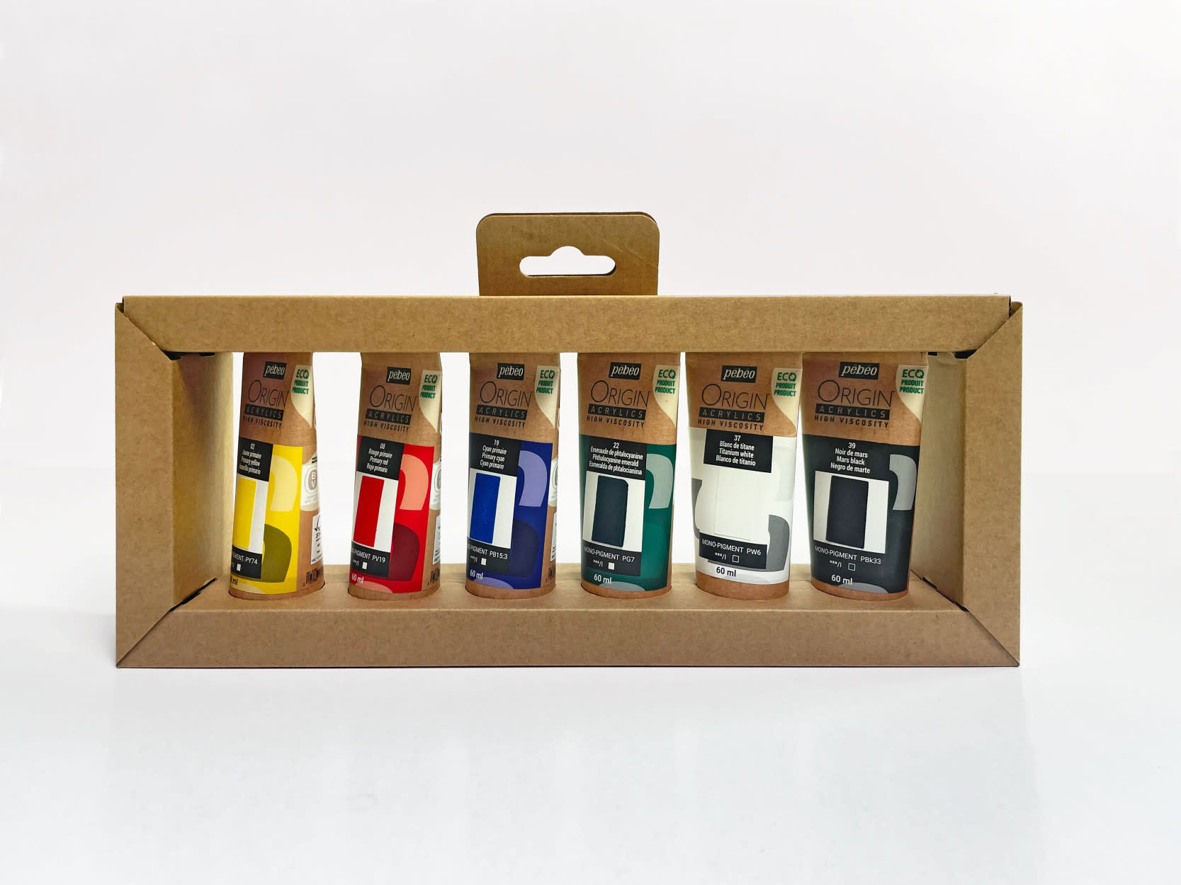 PEBEO Origin Acrylics Set 6X60 Ml Primaire