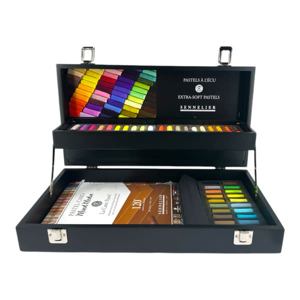 SENNELIER Coffret 60 1/2 Pastels Ecu Et Bloc