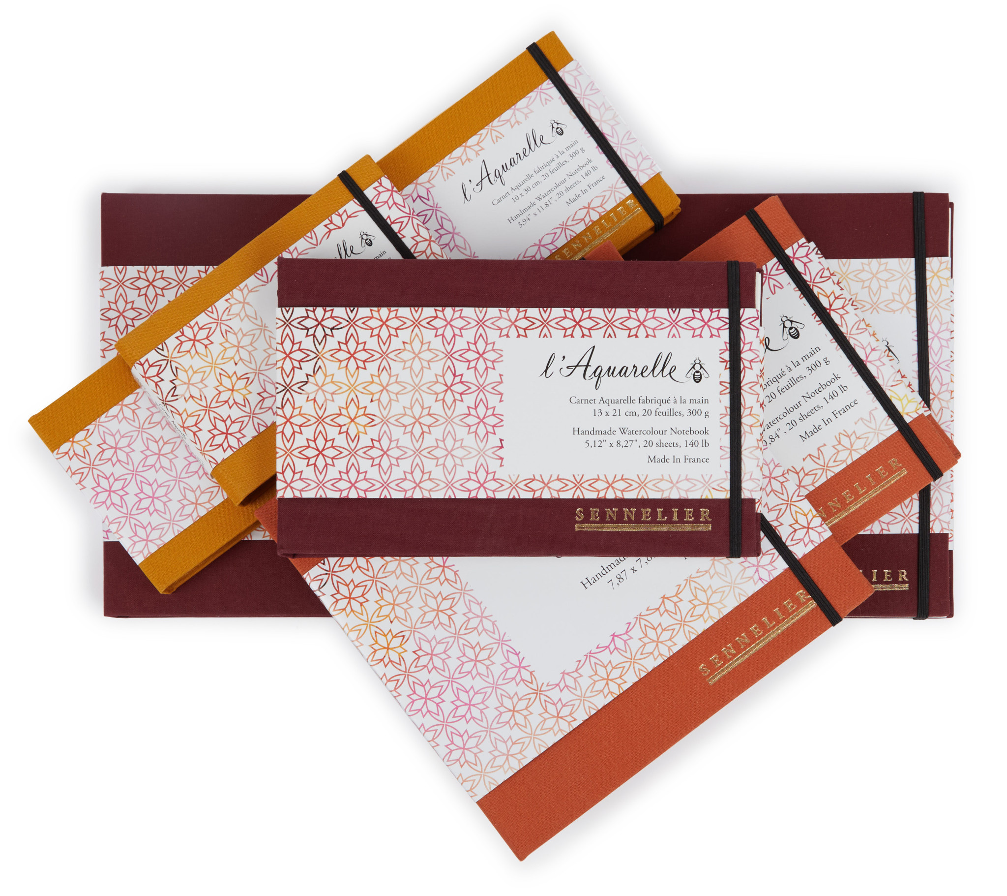 SENNELIER Carnet Aquarelle 20x20cm 20F 300G