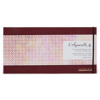 SENNELIER Carnet aquarelle 20x40cm 20 feuilles - 300g
