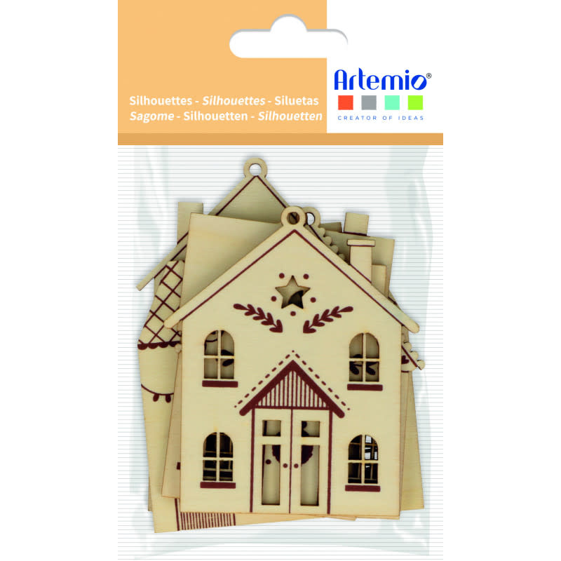 ARTEMIO Silhouettes 5 Maisons Home 4 Xmas