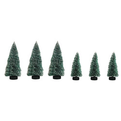 RAYHER Petit sapin déco enneigé, 5+7cm assortis, sct.-LS 8pces