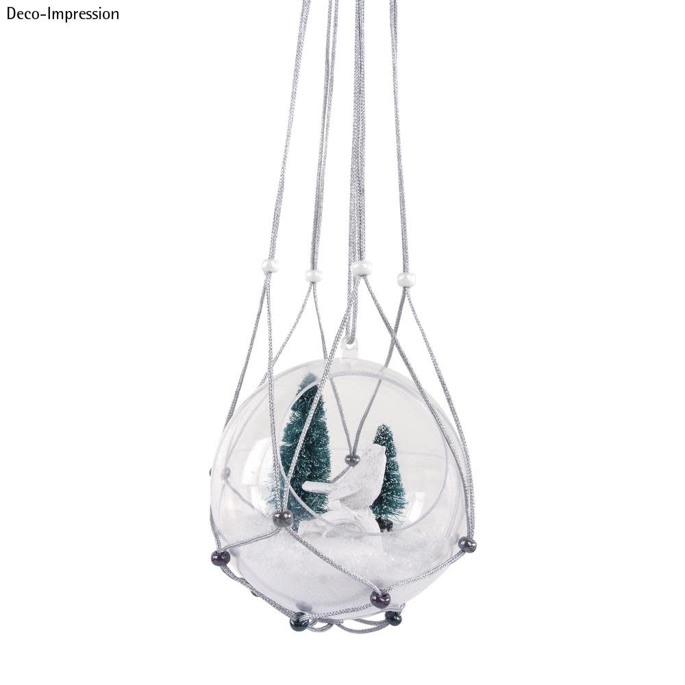 RAYHER Petit sapin déco enneigé, 5+7cm assortis, sct.-LS 8pces