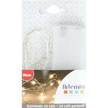 ARTEMIO Guirlande Led Cuivre 90Cm - 10Pcs