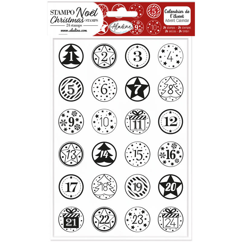 ALADINE Stampo Calendrier Avent Ø 2,9 cm