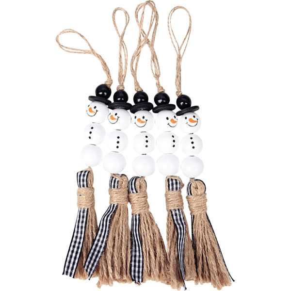 GRAINE CREATIVE Kit 5 Suspensions Perles Bonhomme De Neige