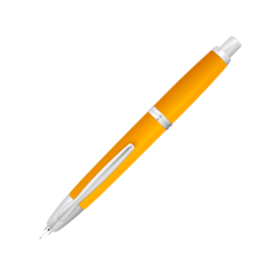 PILOT Capless Rhodié - Jaune - Plume Moyenne - En Coffret