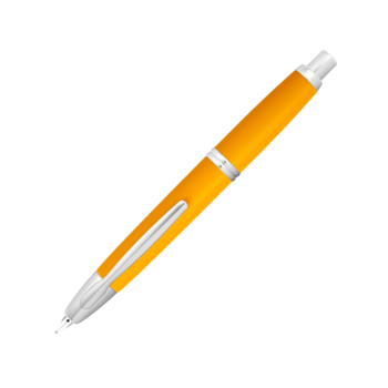 PILOT Capless Stylo Plume rétractable Finitions Rhodiées - Jaune - Plume Moyenne - En Coffret
