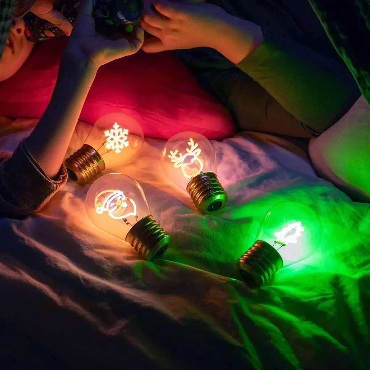 LEGAMI Lampe De Table Forme Ampoule - Bulb Fiction - Santa Claus