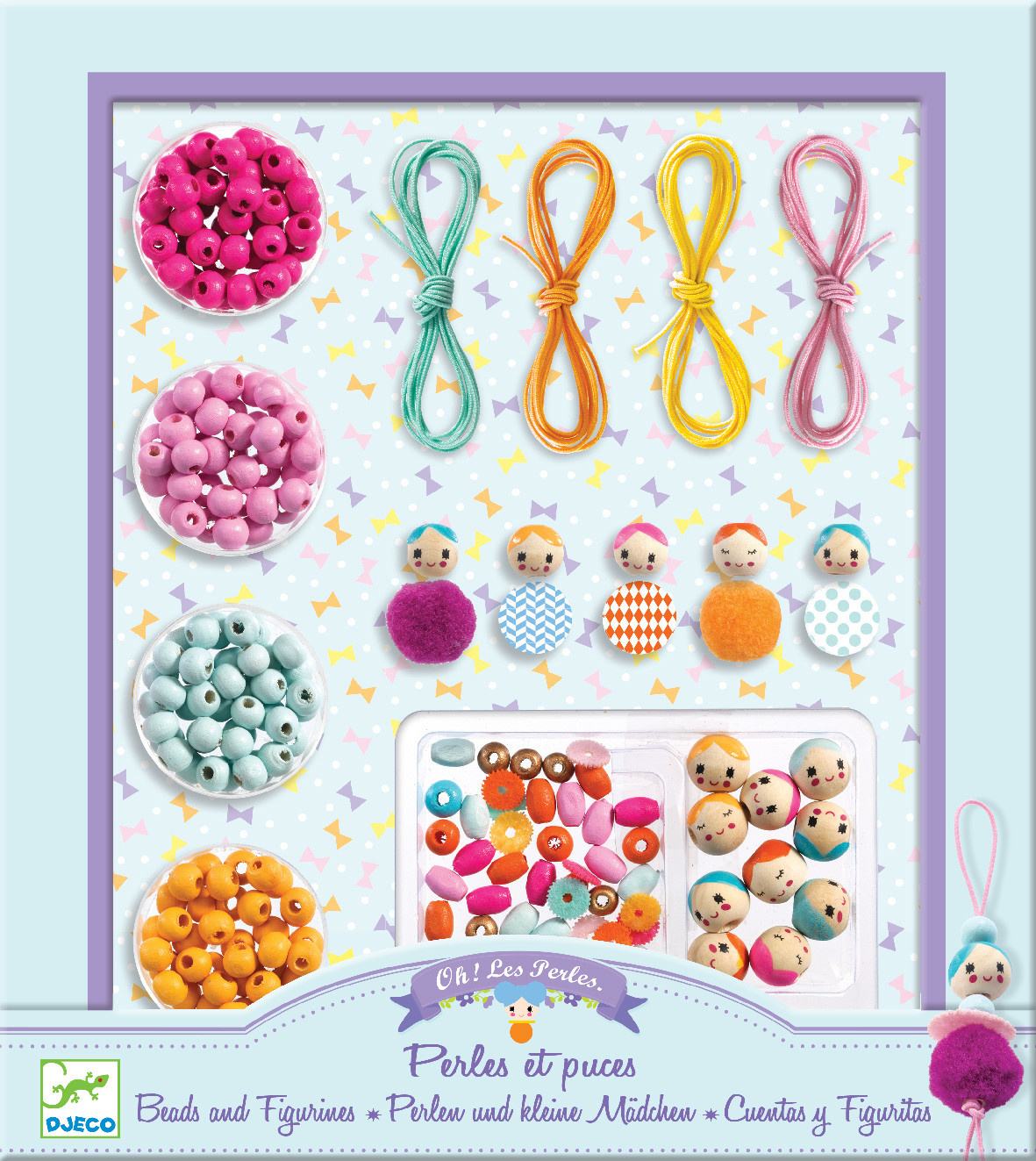 DJECO L'Art Du Fil - Perles & Bijoux Perles Et Puces