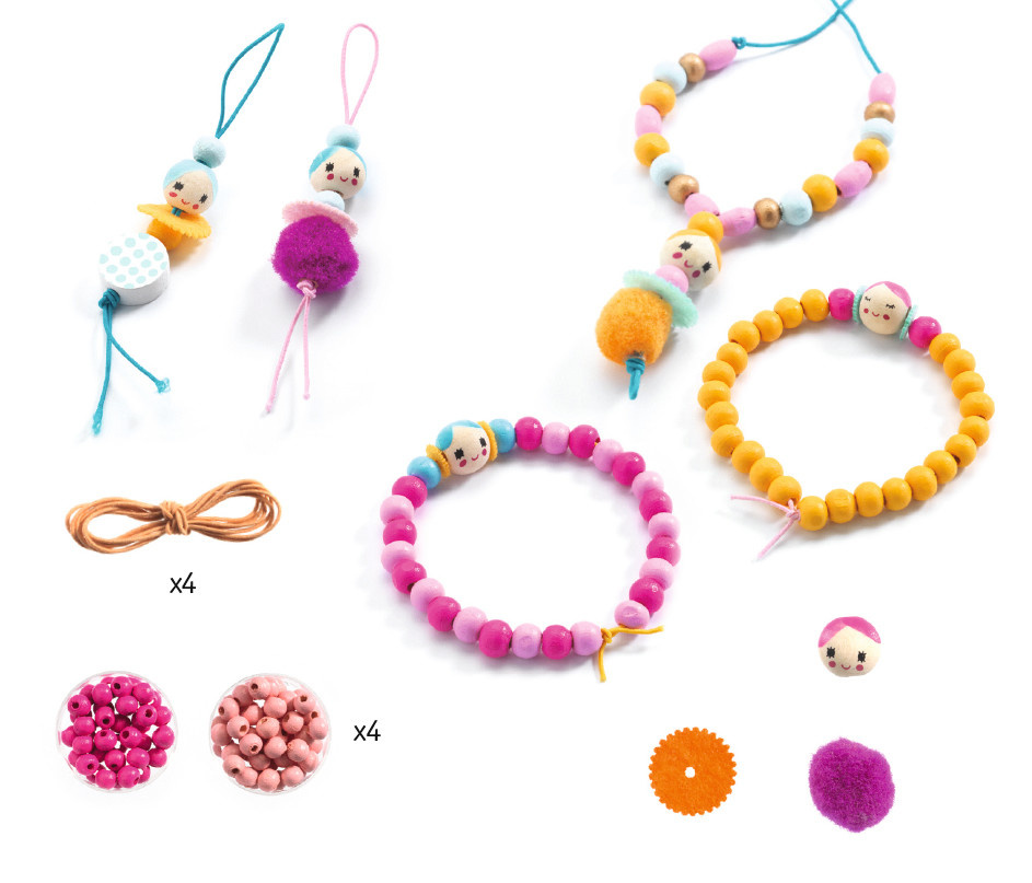 DJECO L'Art Du Fil - Perles & Bijoux Perles Et Puces