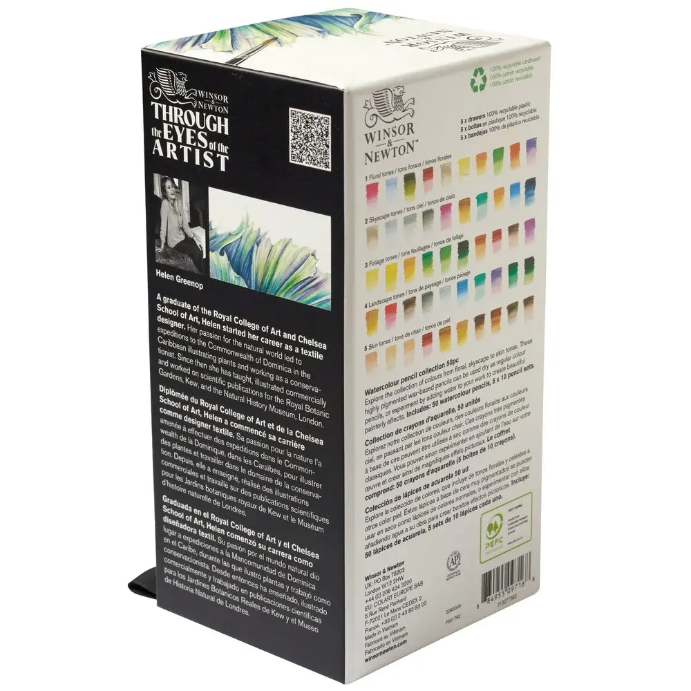 WINSOR & NEWTON Coffret Studio Collection Crayons Aquarellable X50