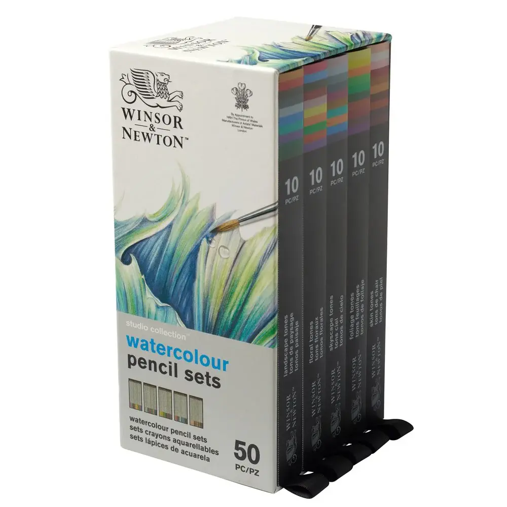 WINSOR & NEWTON Coffret Studio Collection Crayons Aquarellable X50