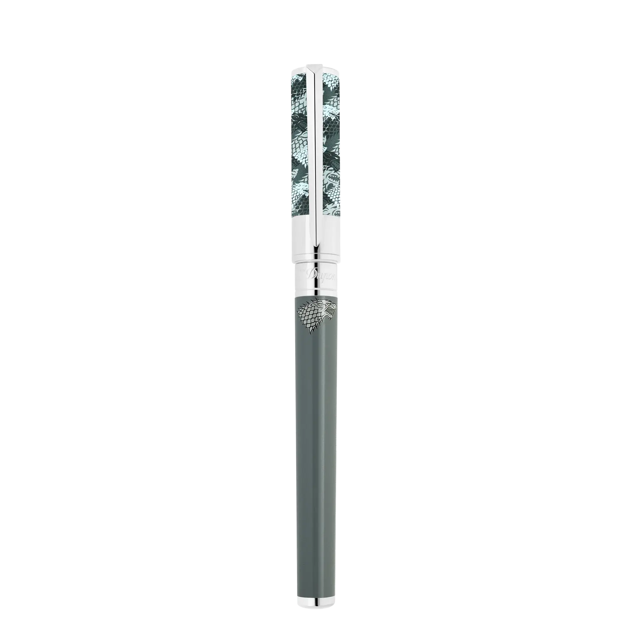 DUPONT S.T Stylo roller D Initial Game of Thrones Gris Clair Stark