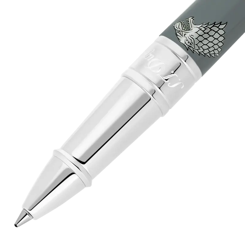 DUPONT S.T Stylo roller D Initial Game of Thrones Gris Clair Stark