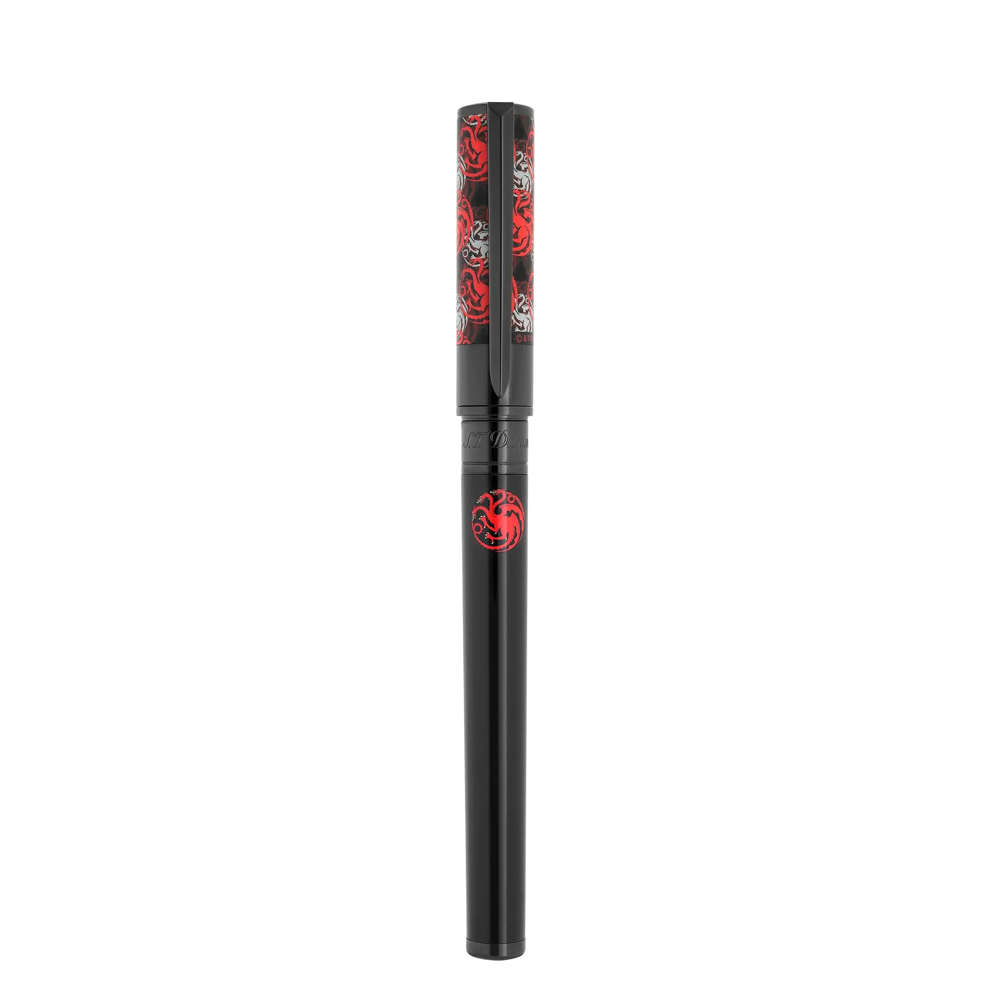 DUPONT S.T Stylo roller D Initial Game of Thrones Targaryen Noir