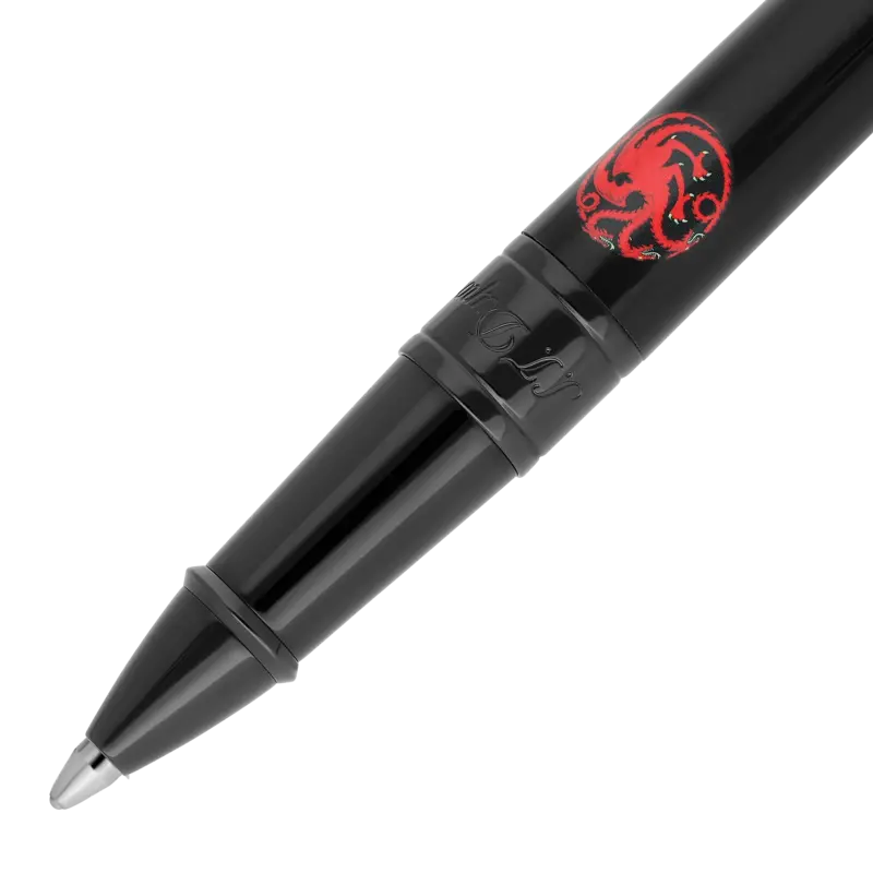 DUPONT S.T Stylo roller D Initial Game of Thrones Targaryen Noir
