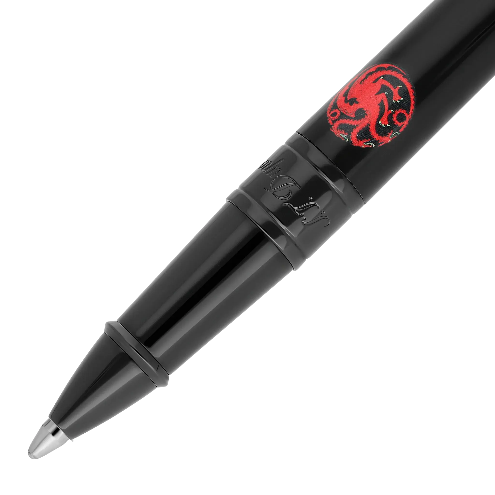 DUPONT S.T Stylo roller D Initial Game of Thrones Targaryen Noir