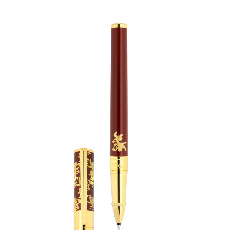 DUPONT S.T Stylo roller D Initial Game of Thrones Lannister Bordeaux