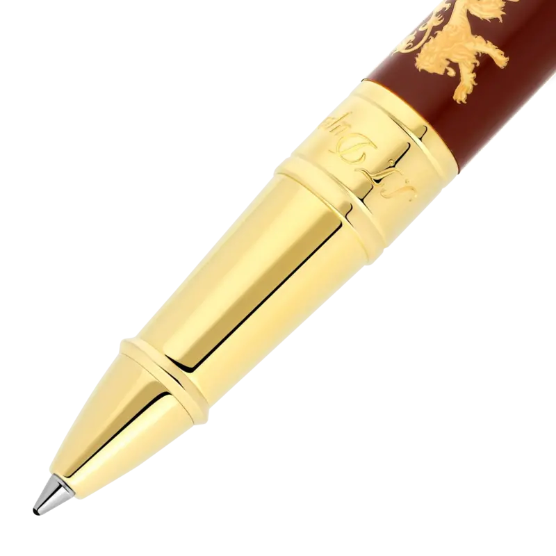 DUPONT S.T Stylo roller D Initial Game of Thrones Lannister Bordeaux