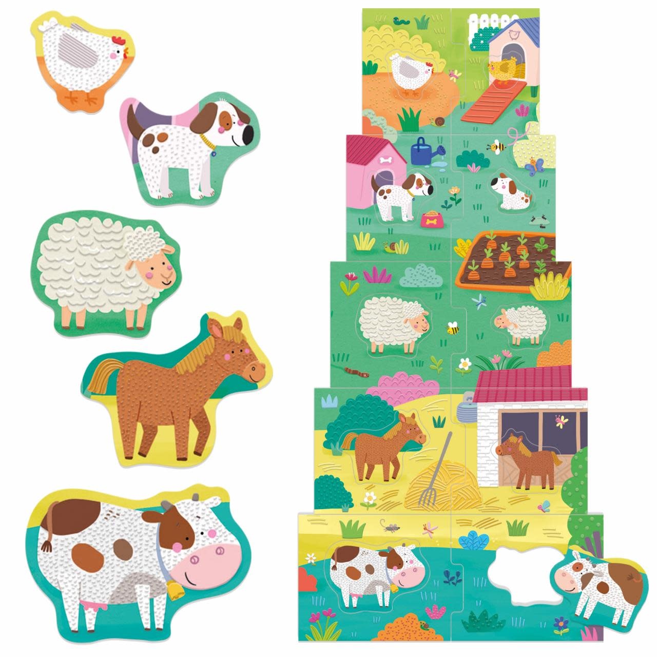 HEADU La Maison des Maternelles Tour Logique Des Bébés Animaux