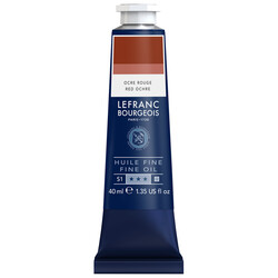 LEFRANC BOURGEOIS Huile fine 40ml Ocre rouge