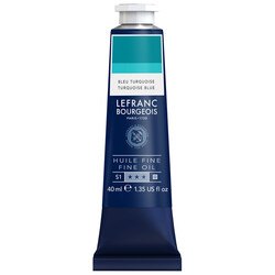 LEFRANC BOURGEOIS Huile Fine Couleur 40Ml Tbe Bleu Turquoise
