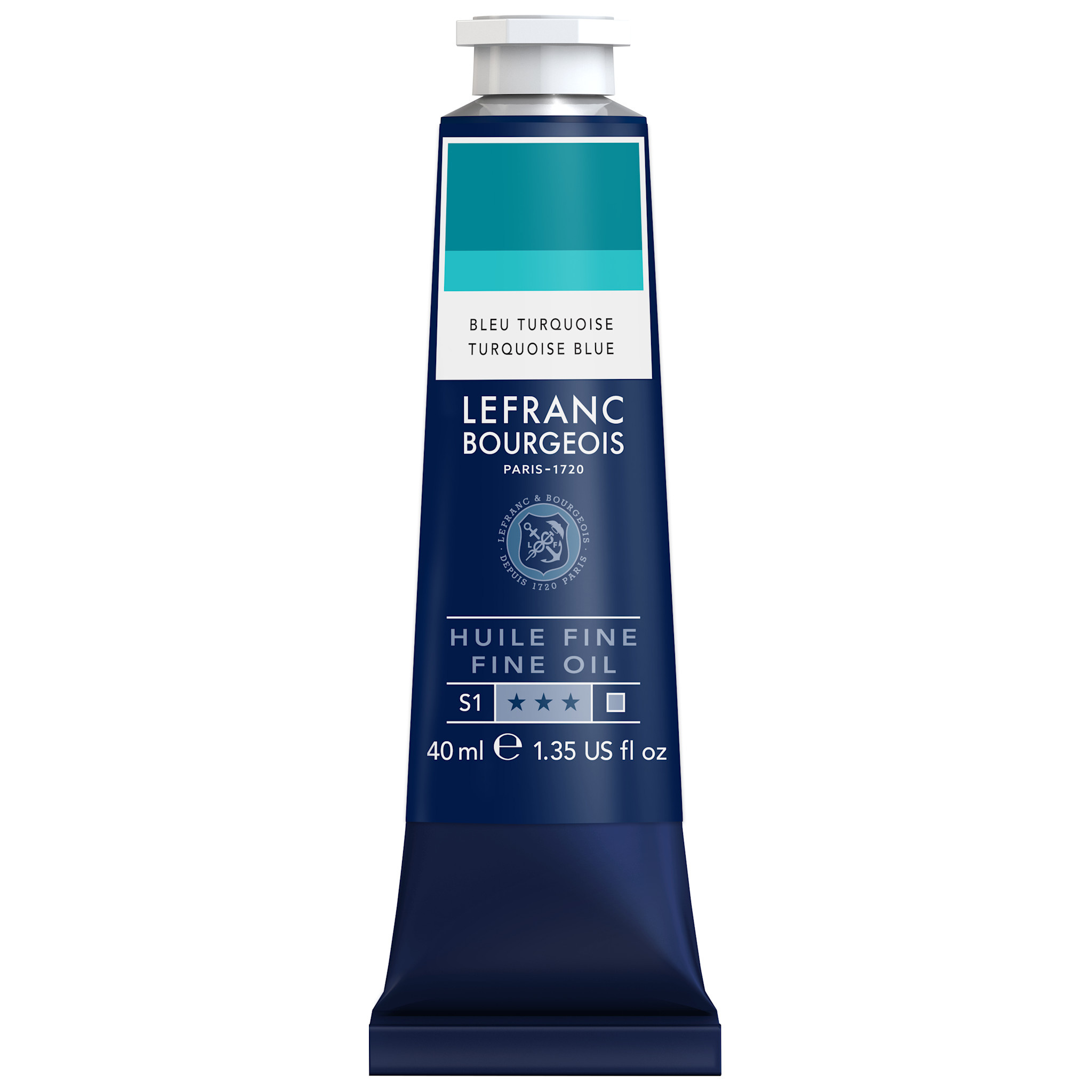 LEFRANC BOURGEOIS Huile fine 40ml Bleu turquoise