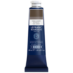 LEFRANC BOURGEOIS Huile Fine Couleur 40Ml Tbe Terre D'Ombre Naturelle Row